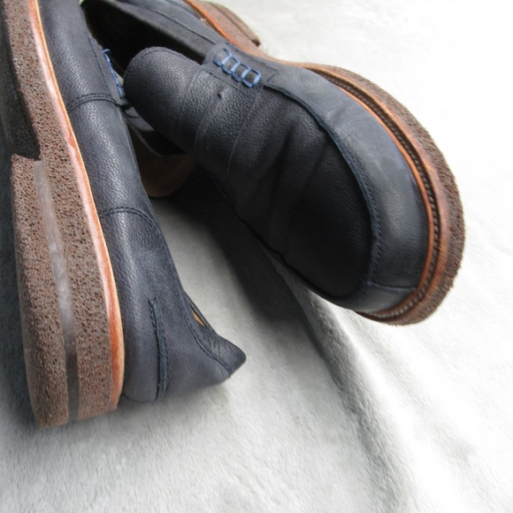 Donald Pliner Shoes Mens Blue 10.5 M Landry Leather Penny Loafers Dress Formal‎ main image 4